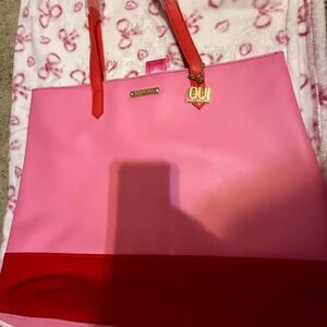 Vintage perfume tote juicy couture Pink and Red Women's Tote Bag